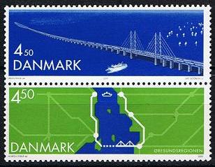 Danmark Afa: 1254-55 - Øresundforbindelsen **