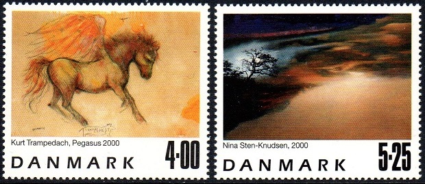 Danmark Afa: 1261-62 - Frimerkekunst **