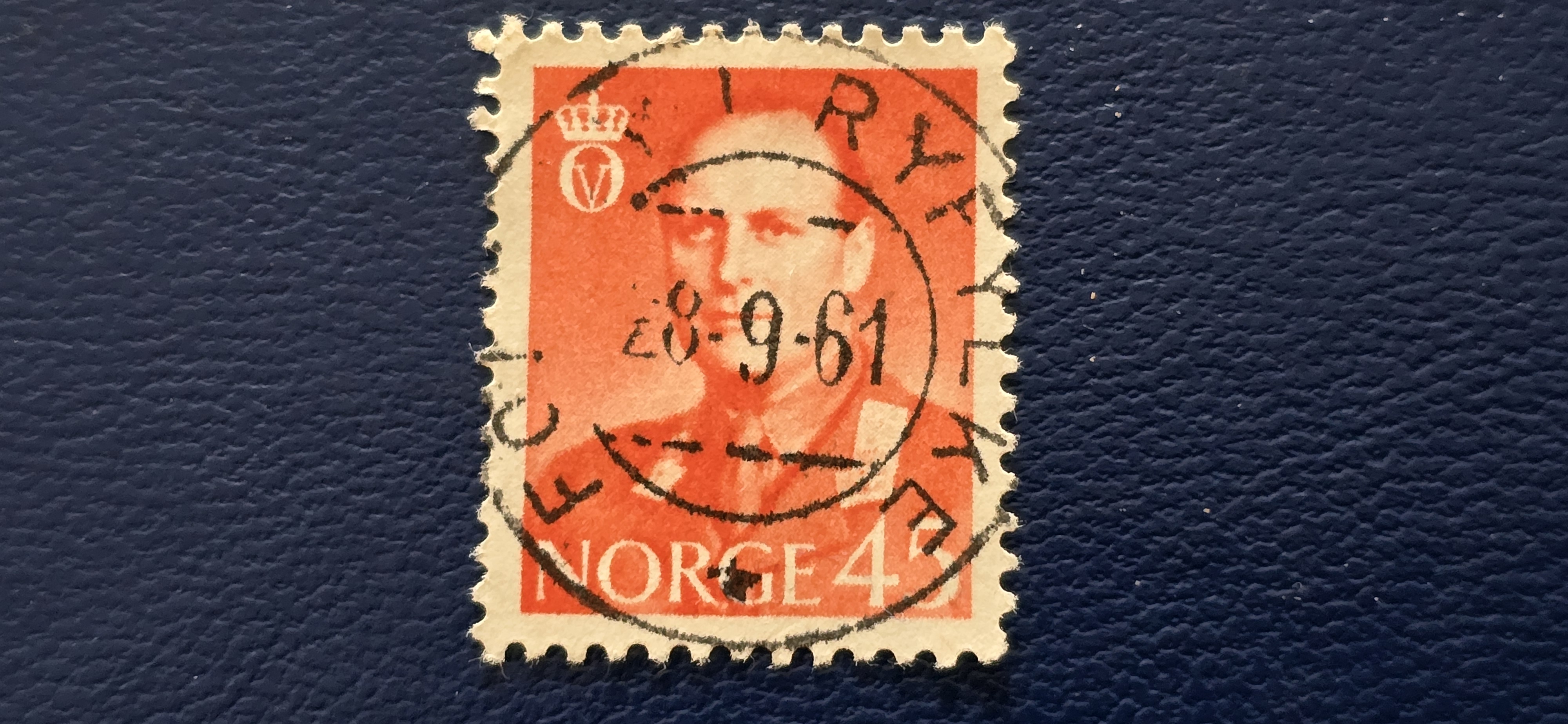 FOLDØY I RYFYLKE 28-9-61 NK 460 ROGALAND - GRAD 6