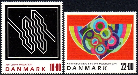 Danmark Afa: 1292-93 - Frimerkekunst **