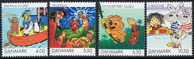 Danmark Afa: 1307-10 - Tegnserier og -film for barn **
