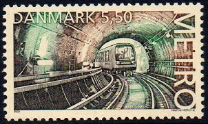 Danmark Afa: 1329 - Københavns metro **