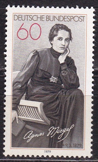 BRD 1979. Michel # 1001. Agnes Miegel.. Postfriskt merke