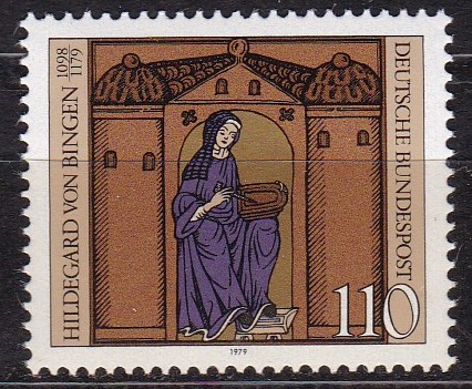 BRD 1979. Michel # 1018. Hildegard von Bingen. Postfriskt merke