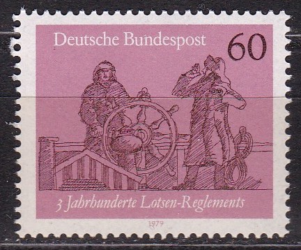BRD 1979. Michel # 1022. Sjøfart. Postfriskt merke