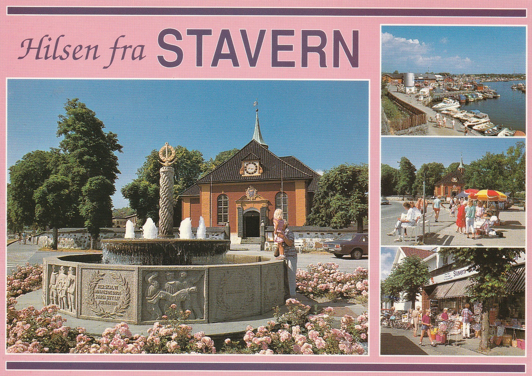 Hilsen fra Stavern .  Aune M-14490-2