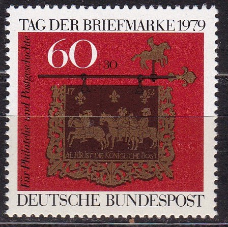 BRD 1979. Michel # 1023. Frimerkets dag. Postfriskt merke