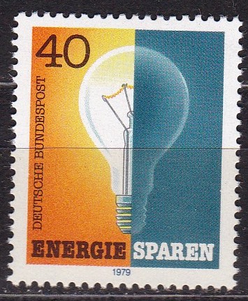 BRD 1979. Michel # 1031. Energisparing. Postfriskt merke