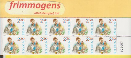 Juleforberedelser, , Norge postfrisk hefte NK 1032 (48971)