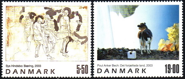 Danmark Afa: 1361-62 - Frimerkekunst **