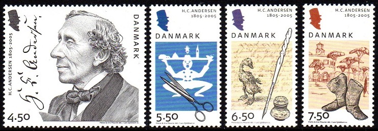 Danmark Afa: 1422-25 - H. C. Andersen 200 år **