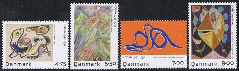 Danmark Afa: 1484-87 - COBRA-malere **