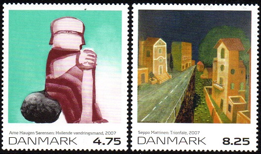 Danmark Afa: 1508-09 - Frimerkekunst **