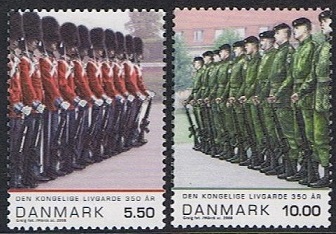 Danmark Afa: 1533-34 - Den Kongelige Livgarde 350 år **