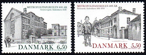 Danmark Afa: 1592-93 - Metropolitanskolen 800 år **