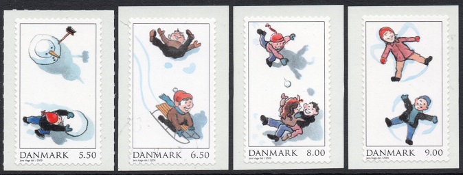 Danmark Afa: 1595E-98E - Lek i sneen **