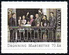 Danmark Afa: 1613E - Dronning Margrethe 70 år **