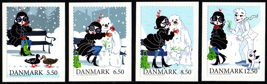 Danmark Afa: 1636E-39E - Vintereventyr **