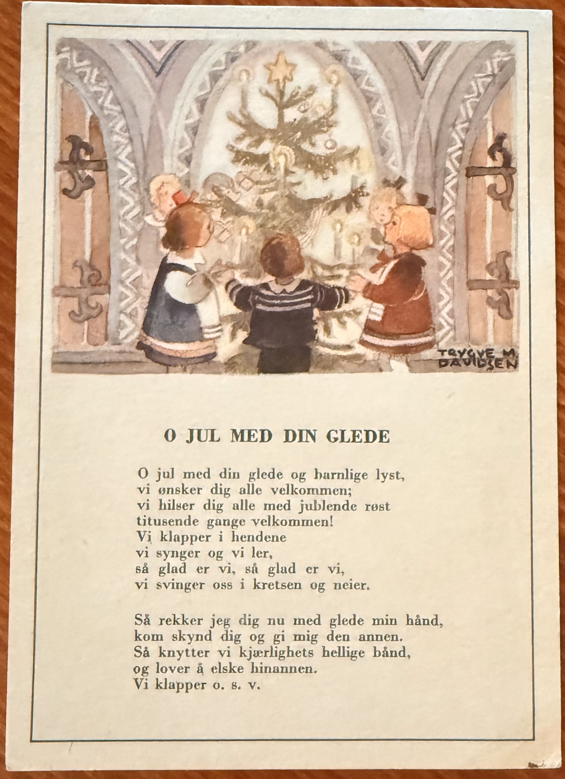 T. Davidsen,  S. Hammer, Dreyer, barn og sangtekst