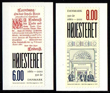 Danmark Afa: 1647E-48E - Højesteret 350 år **