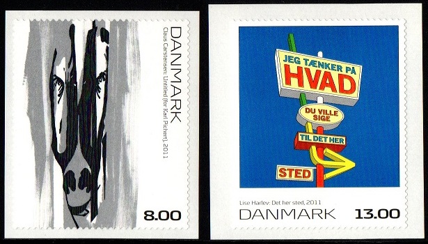 Danmark Afa: 1650E-51E - Frimerkekunst **