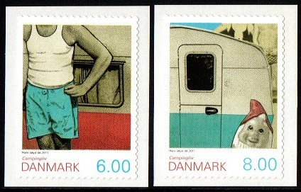 Danmark Afa: 1652E-53E - Campingliv **
