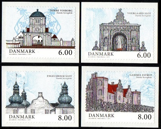 Danmark Afa: 1654-57 - Danske herregårder **