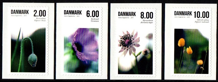 Danmark Afa: 1663-66 - Sommerens blomster **