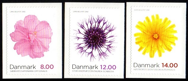 Danmark Afa: 1715-17 - Høstblomster **