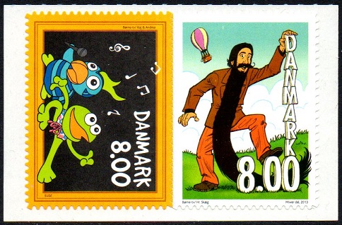 Danmark Afa: 1735a-36a - Barne-tv **