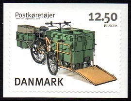 Danmark Afa: 1741 - Postkjøretøyer **