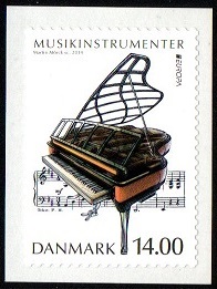 Danmark Afa: 1769 - Musikkinstrumenter. PH-flygelet **