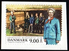 Danmark Afa: 1781 - Prinsesse Benedikte 70 år **
