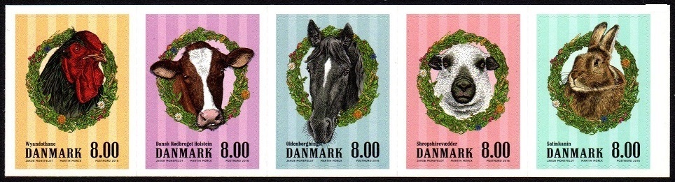 Danmark Afa: 1847-51 - Gårdens dyr **