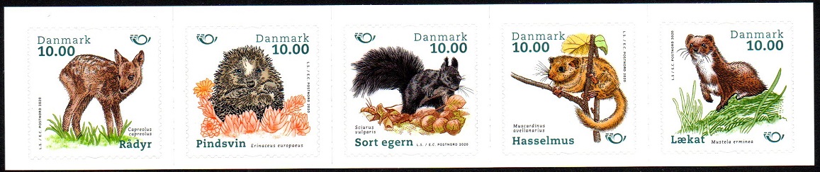 Danmark Afa: 1991-95 - Norden. Pattedyr **