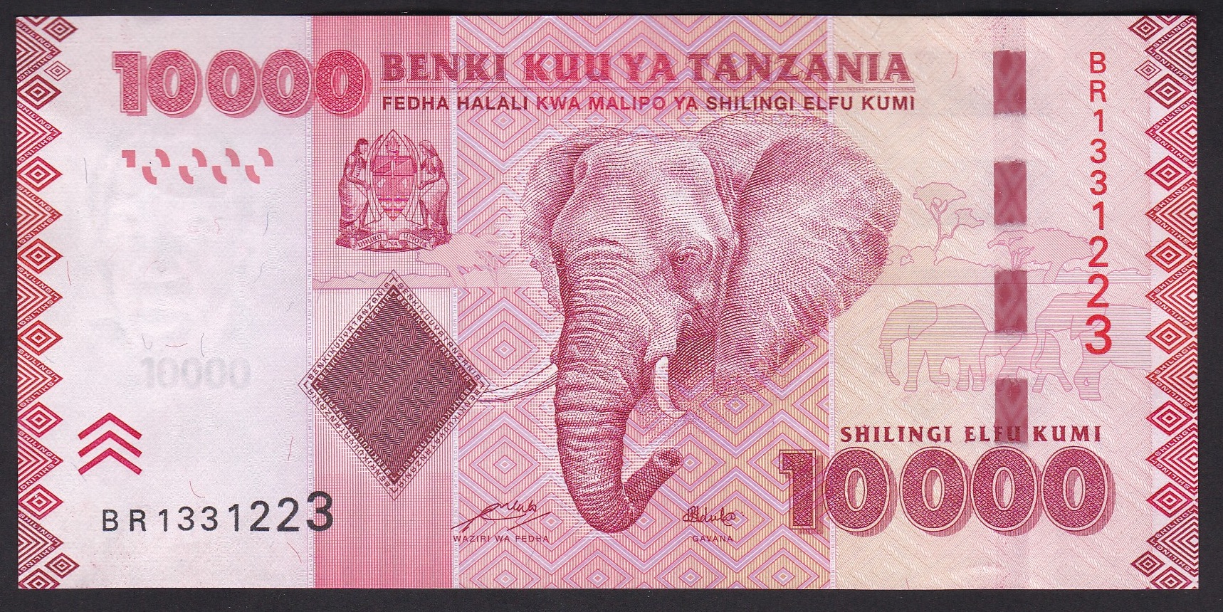 Tanzania . ND-2010 . 10000 Shillings