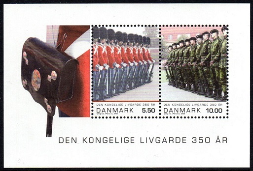 Danmark Afa: 1535 - Den Kongelige Livgarde 350 år **