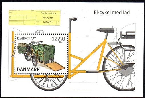 Danmark Afa: 1742A - Postkjøretøyer **