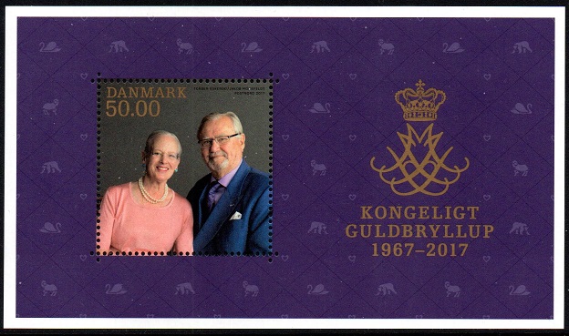 Danmark Afa: 1902A - Kongeligt gullbryllup **