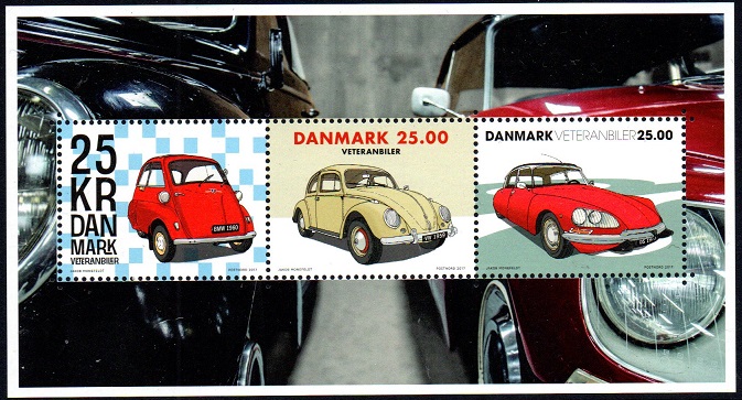 Danmark Afa: 1906A - Veteranbiler **