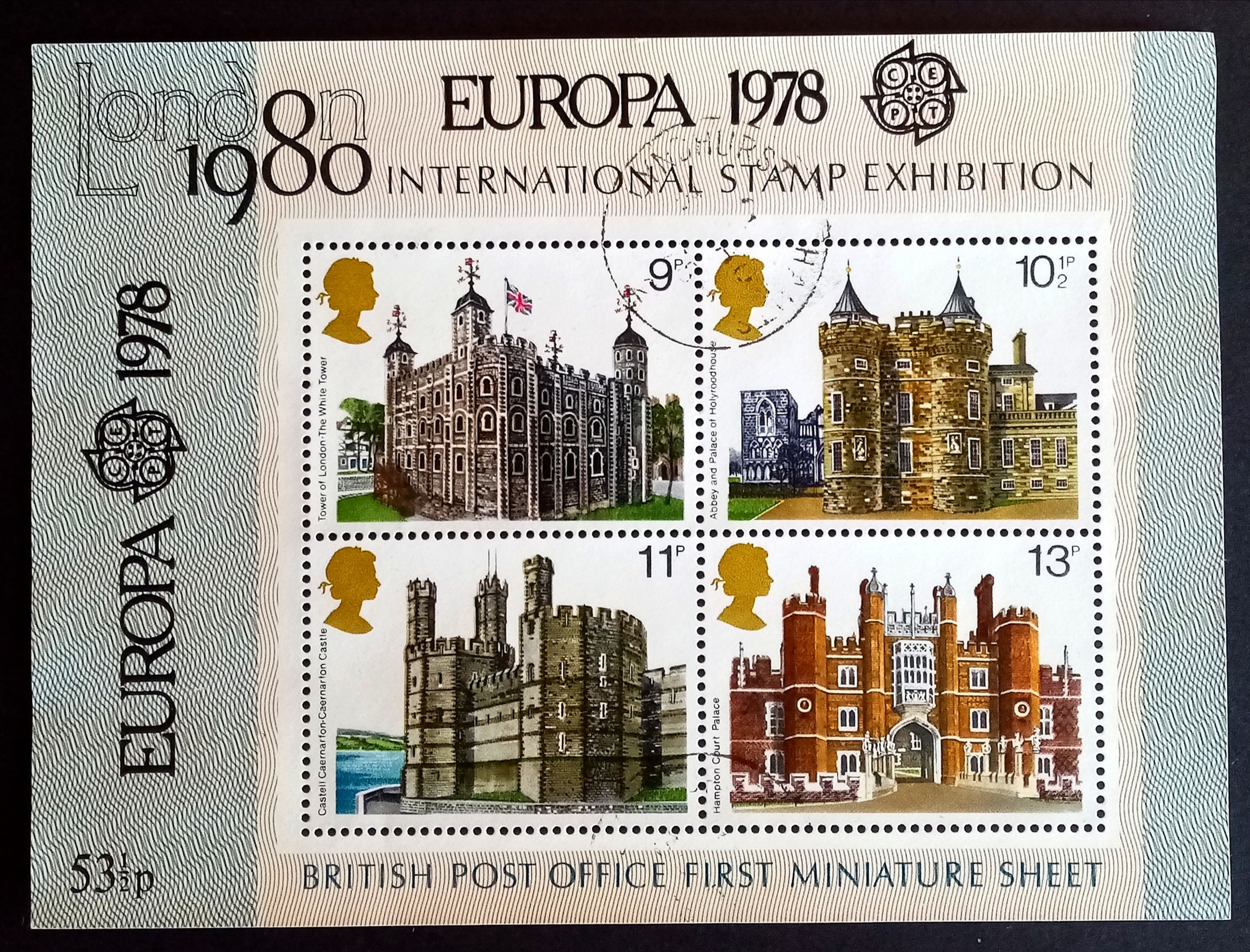 England - Afa 823-26. Arkitektur historiske bygninger. (1978)