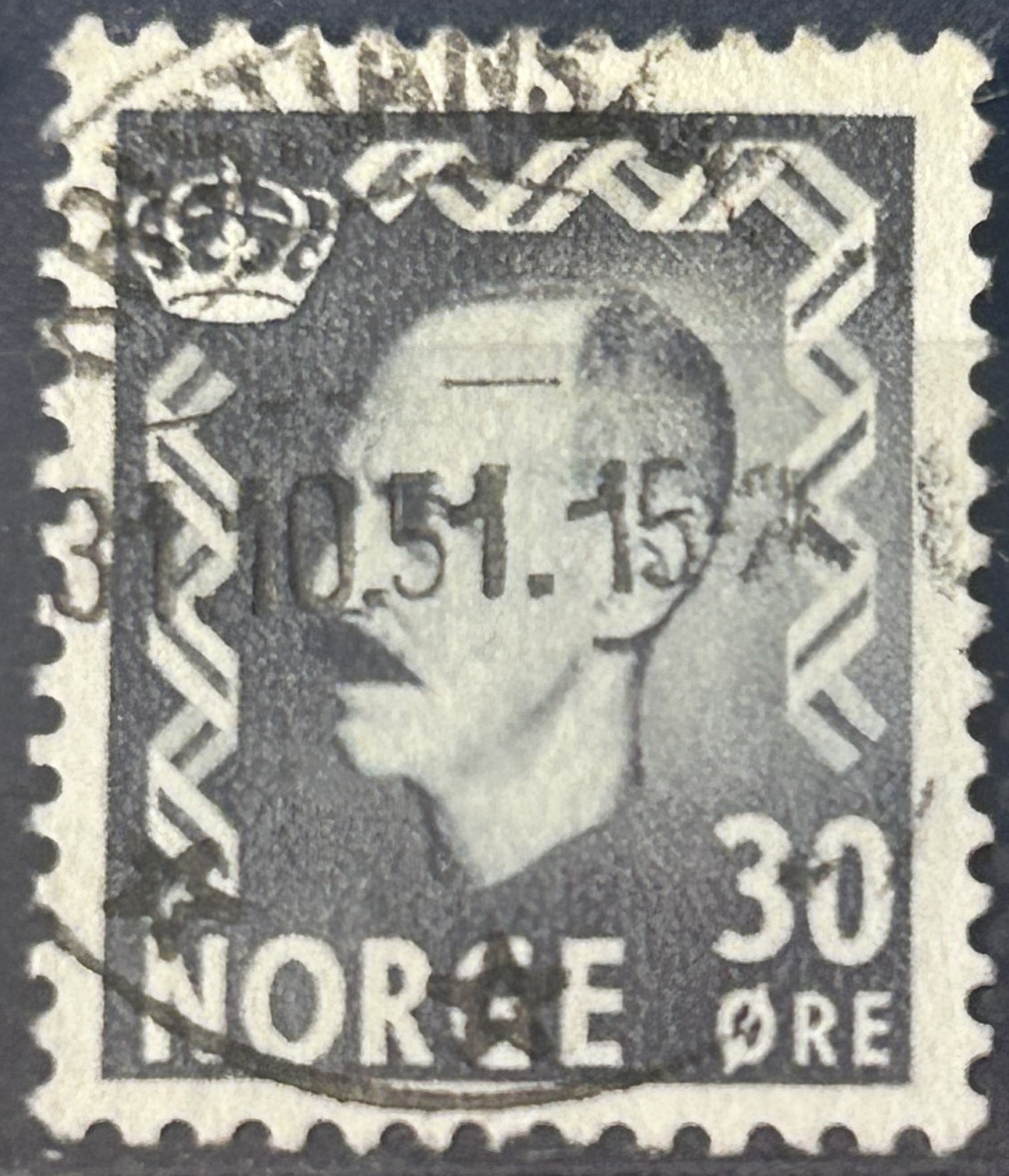 NK 395. PENT FULLSTEMPLA=KRISTIANSAND S. 31.10.51=