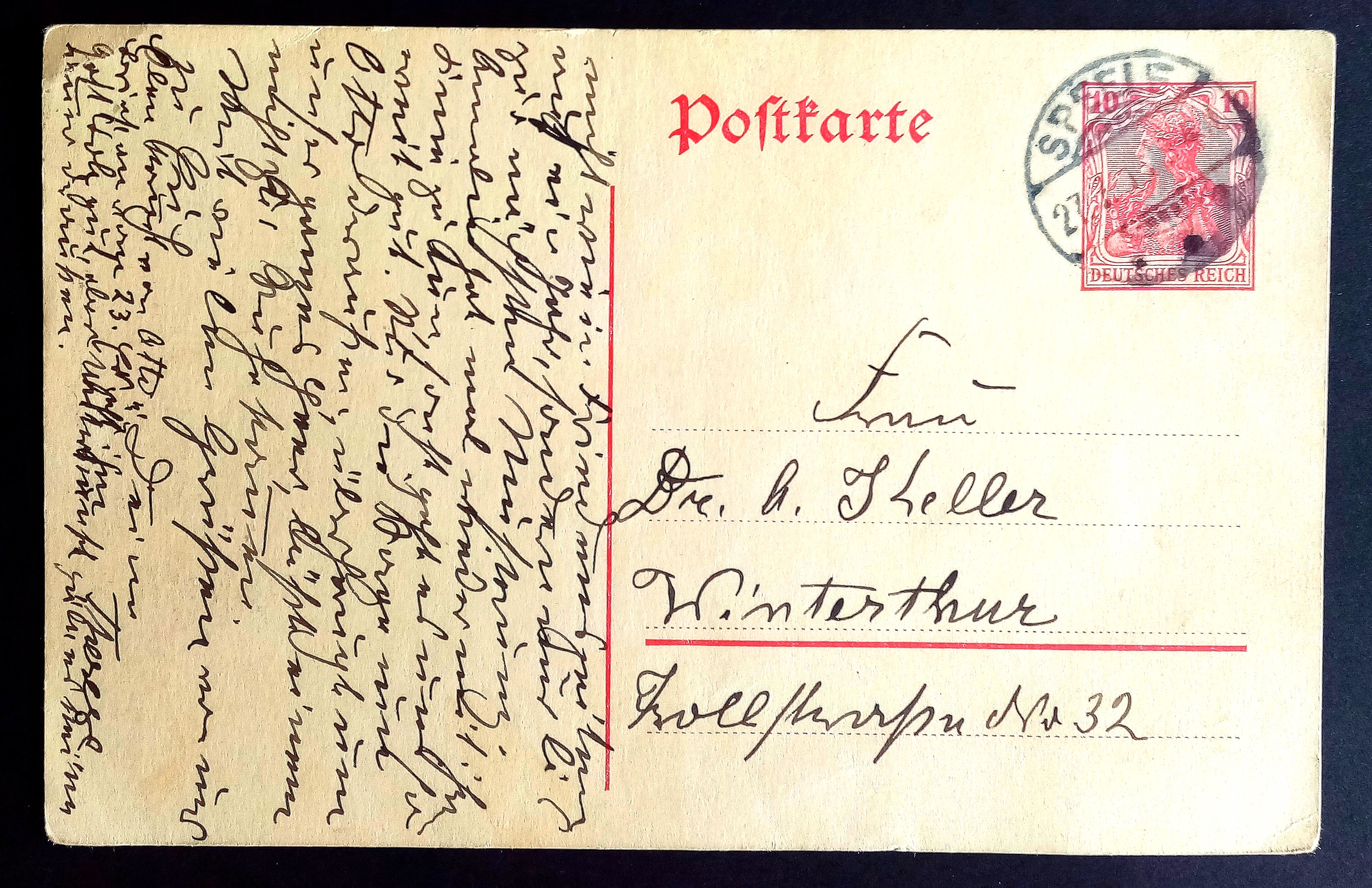 Tyske Rike - Postkarte - SPEELE.27.7.15.