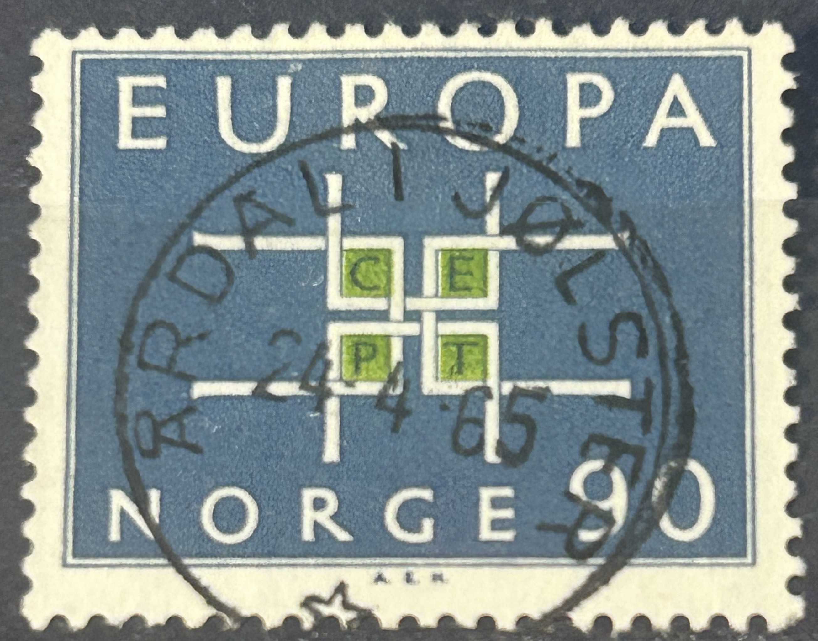 NK 540. PENT FULLSTEMPLA=ÅRDAL I JØLSTER 24-5-65=
