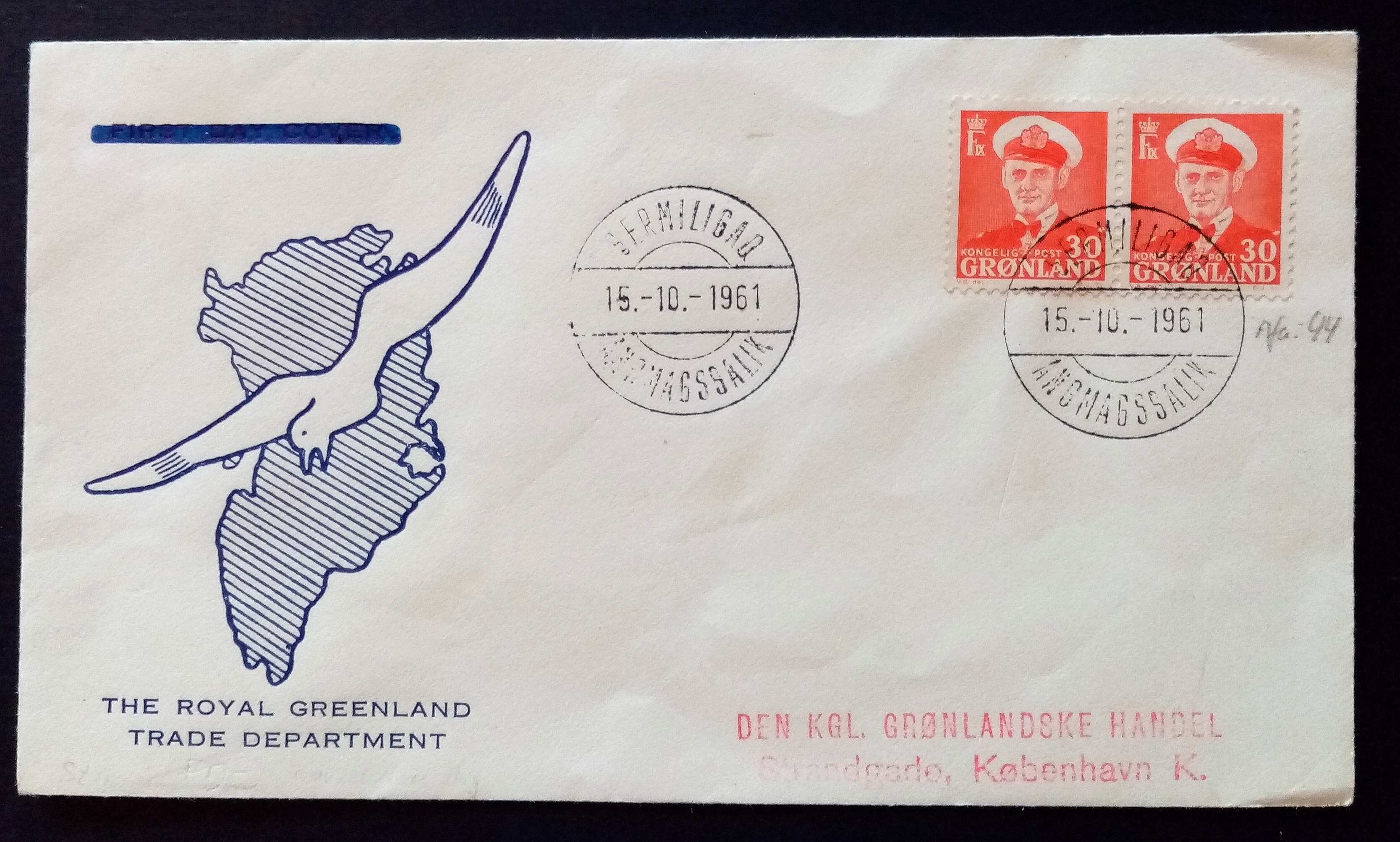 Grønland - SERMILIGAQ. 15.10.1961.