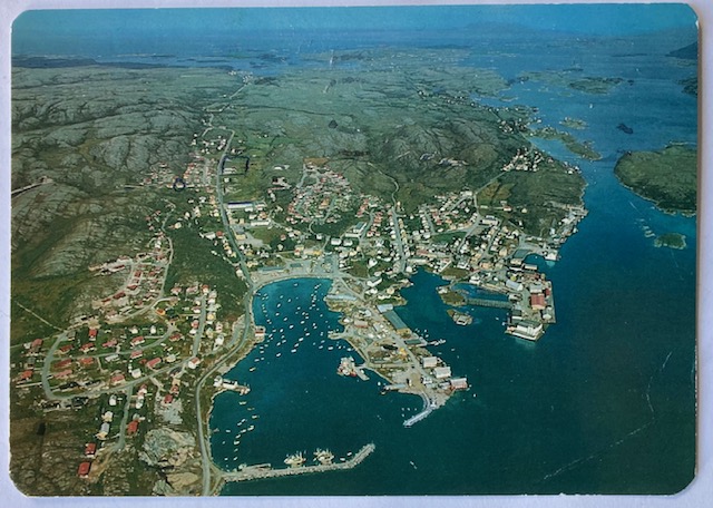 RØRVIK fin oversikt fra luften br. 1979