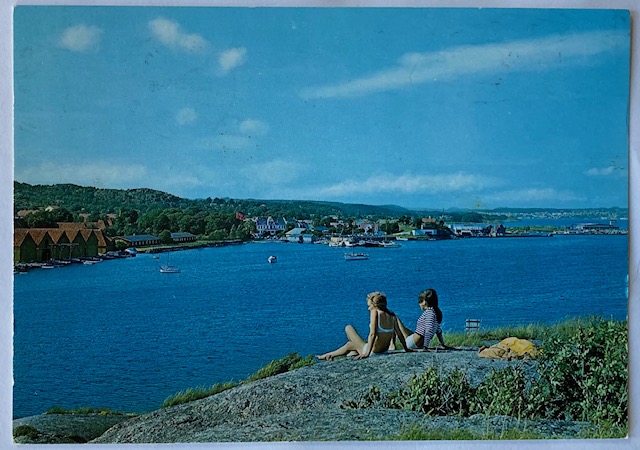 STAVERN med utsikt mot Larvik. br. 1980