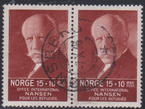 Nk 194.  Par.  Tønsberg 7 X 36.  Merkeverdi 2 stk. 750.-.