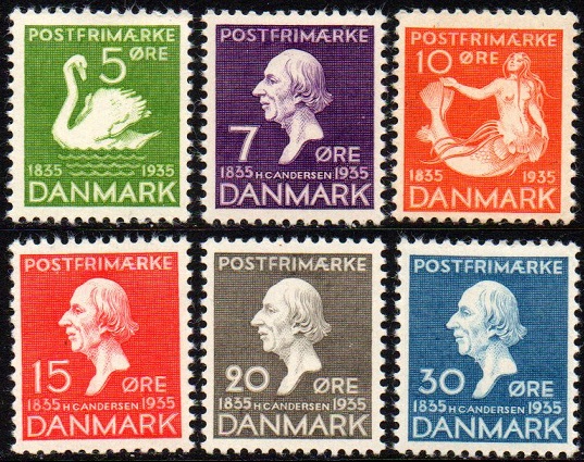 Danmark Afa: 223-28 - H. C. Andersen **
