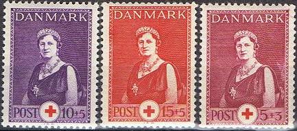Danmark Afa: 252+253+267 - Dronning Alexandrine **
